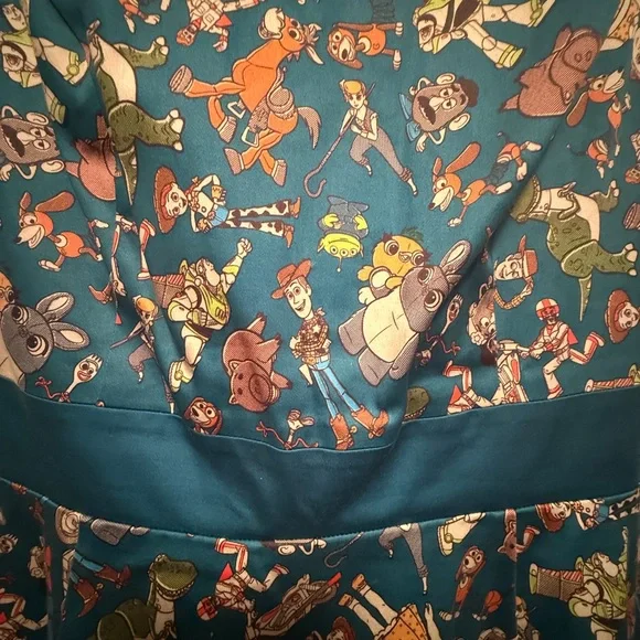 Disney Parks The Dress Shop Vintage Pixar Toy Story 4 Womens Dress (L) - Picture 5 of 5